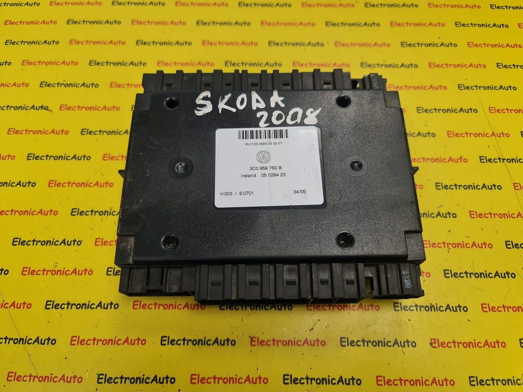 Modul Electronic Skoda Octavia 2, 3C0959760B, 05029423