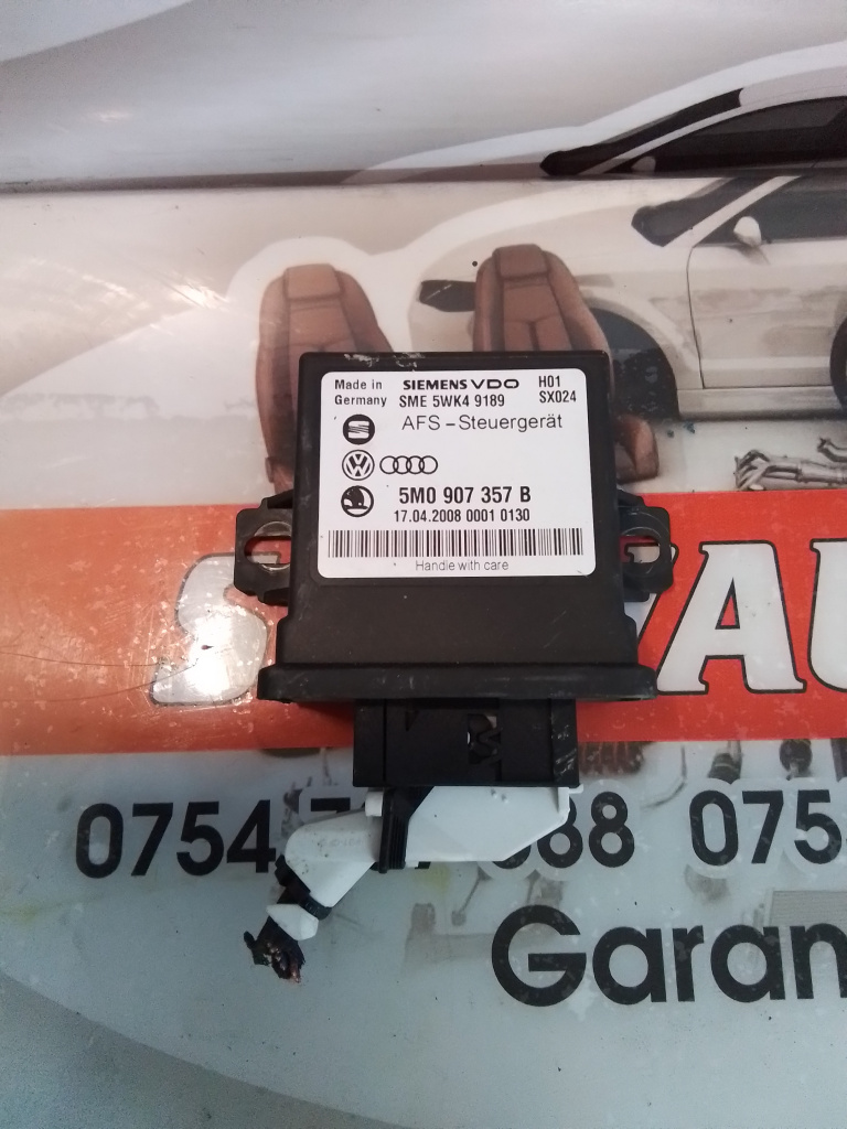 Modul far xenon adaptiv Volkswagen Passat B6 2.0 Motorina 2006, 5M0907357B