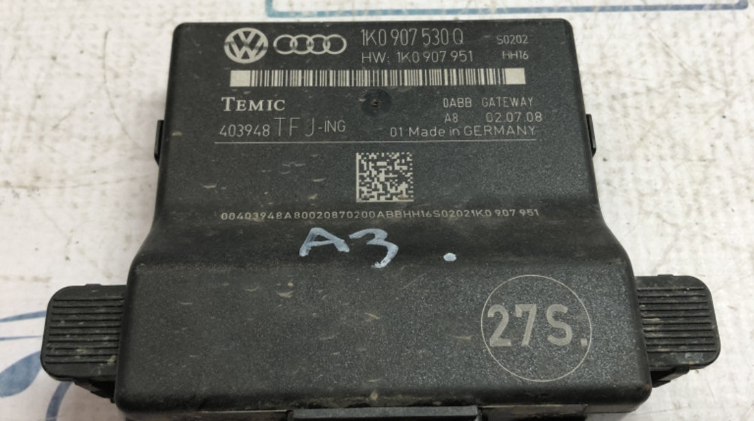 Modul Gateway Audi A3 2008, 1K0907530Q