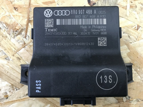 Modul gateway Audi A4 Av. 2.0 TDI 2013 alb combi 2013 (8R0907468A)