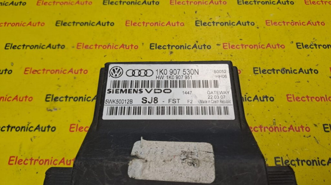 MODUL gateway Audi VW Seat Skoda, 1K0907530N, 1K0907951, 5WK50012B,