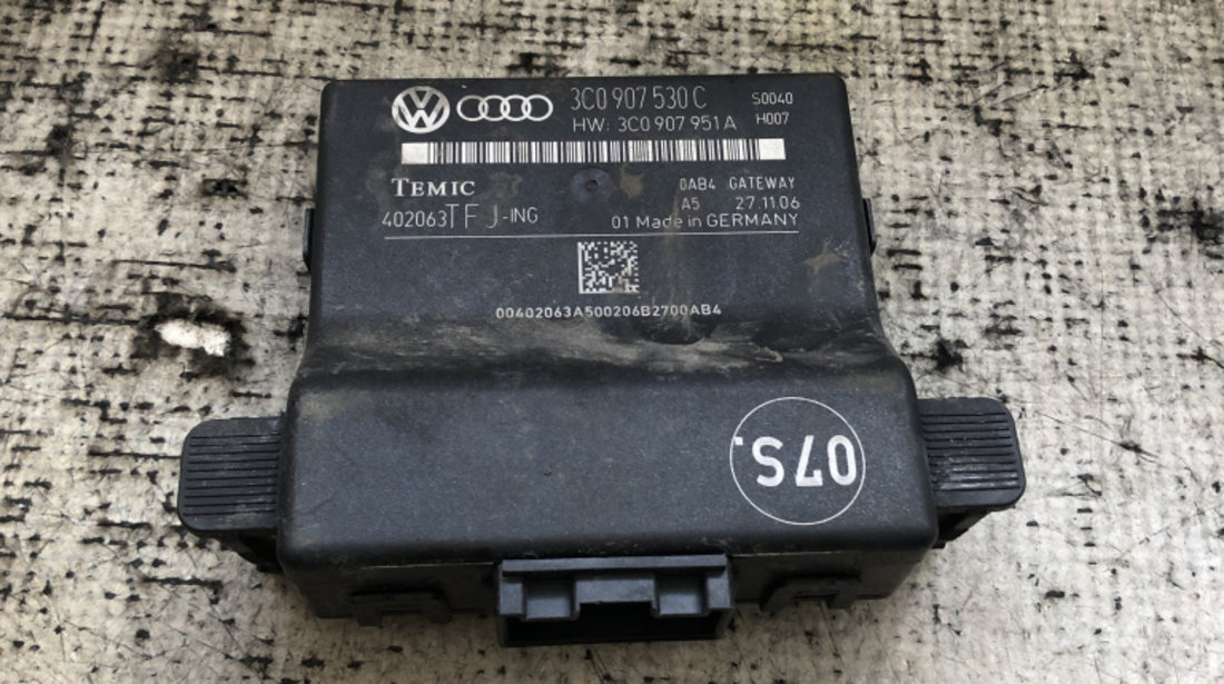 Modul Gateway Volkswagen Passat B6 2006, 3C0907530C