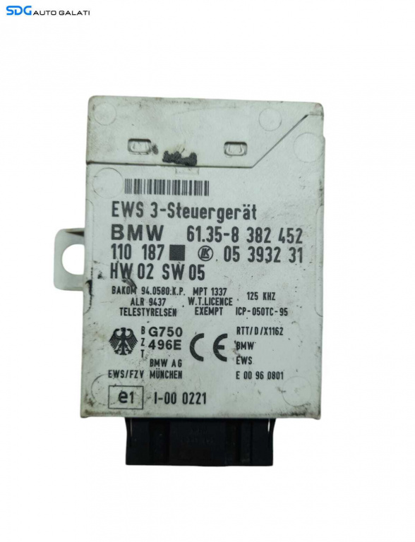 Modul Imobilizator BMW Seria 3 E46 2.5 1998 - 2006 Cod 05393231 8382452 61.35-8382452 [N0547]