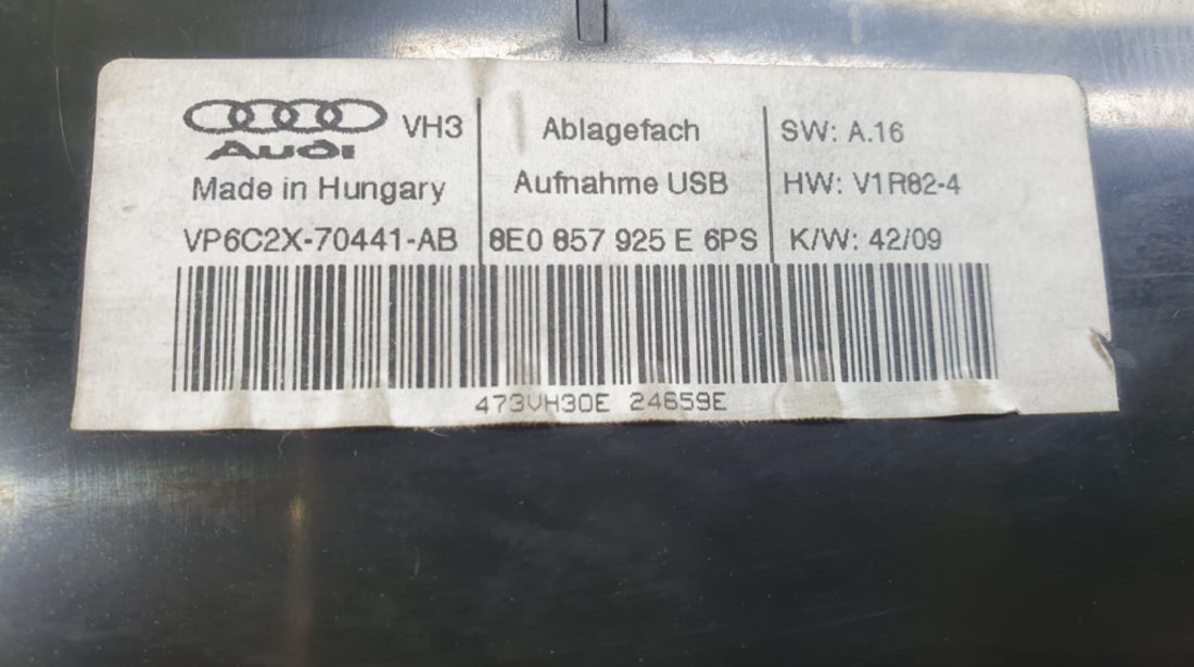 Modul interfata usb vp6c2x-70441ab 8e0857925e Audi A4 B7 [2004 - 2008]