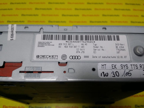 Modul Navigatie Audi A6, 4E0910887T, 4E0919887L,