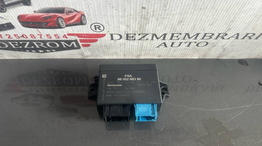 Modul PDC 9800266380 PEUGEOT 3008 I (0U_) 1.6 Turbo 165 cai