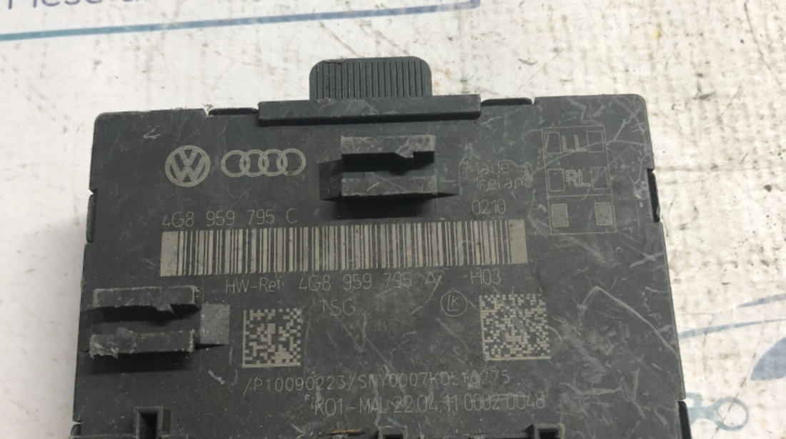 Modul Portiera Dreapta Spate Audi A6 2012, 4G8959795C