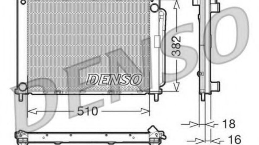 Modul racire RENAULT CLIO III (BR0/1, CR0/1) (2005 - 2012) DENSO DRM23100 piesa NOUA