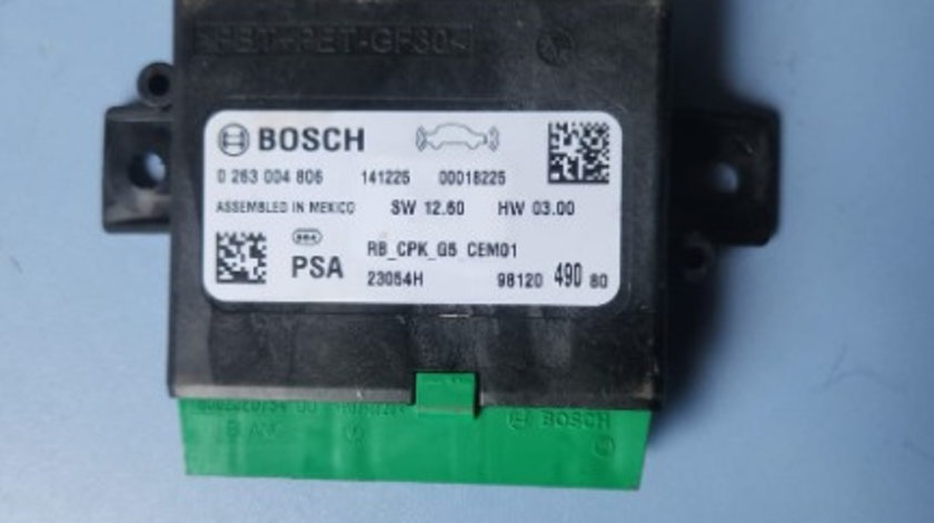 Modul senzori parcare Citroen C4 Picasso 1.6 Hdi 2015 Cod : 0263004806 9812049080