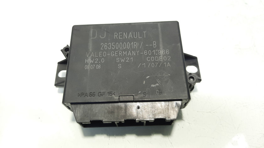 Modul senzori parcare, cod 263500001R, Renault Laguna 3 (id:555045)