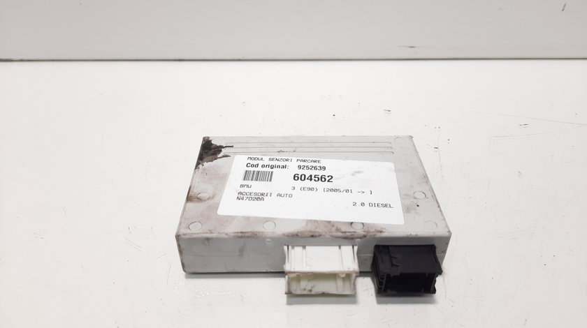 Modul senzori parcare, cod 9252639, Bmw 3 (E90) (id:604562)