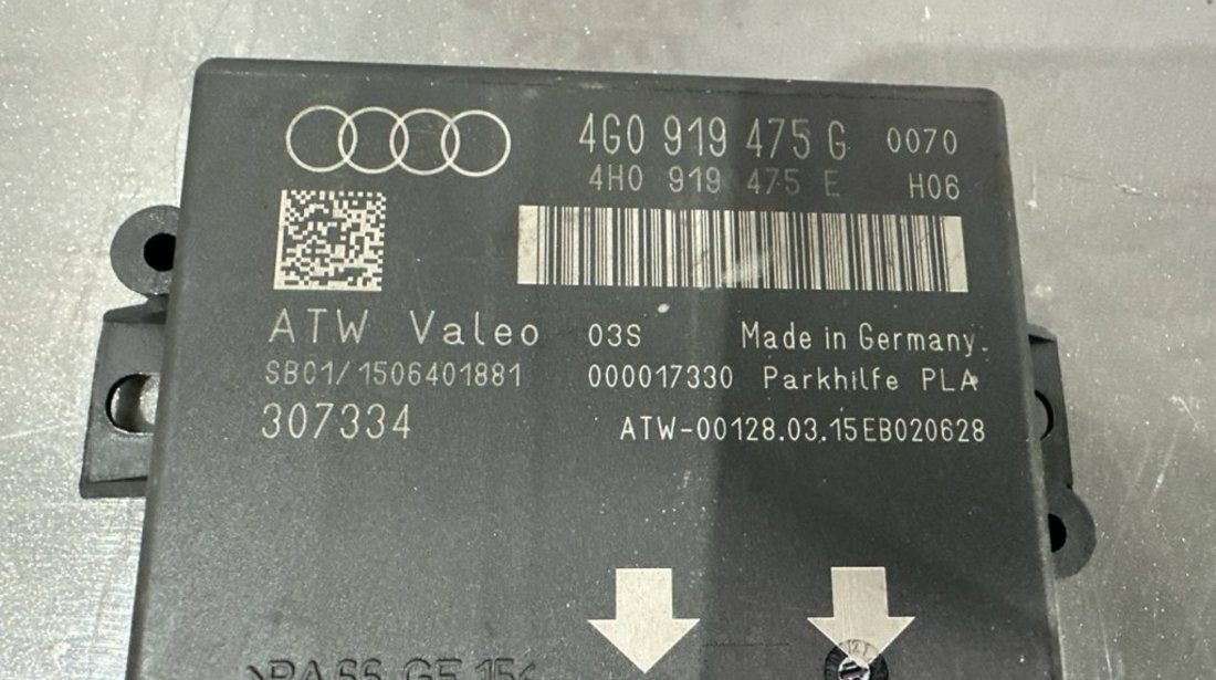 Modul senzori parcare PDC 4G0919475G AUDI A6 C7 Avant (4G5, 4GD) 3.0 TDI 211 cai