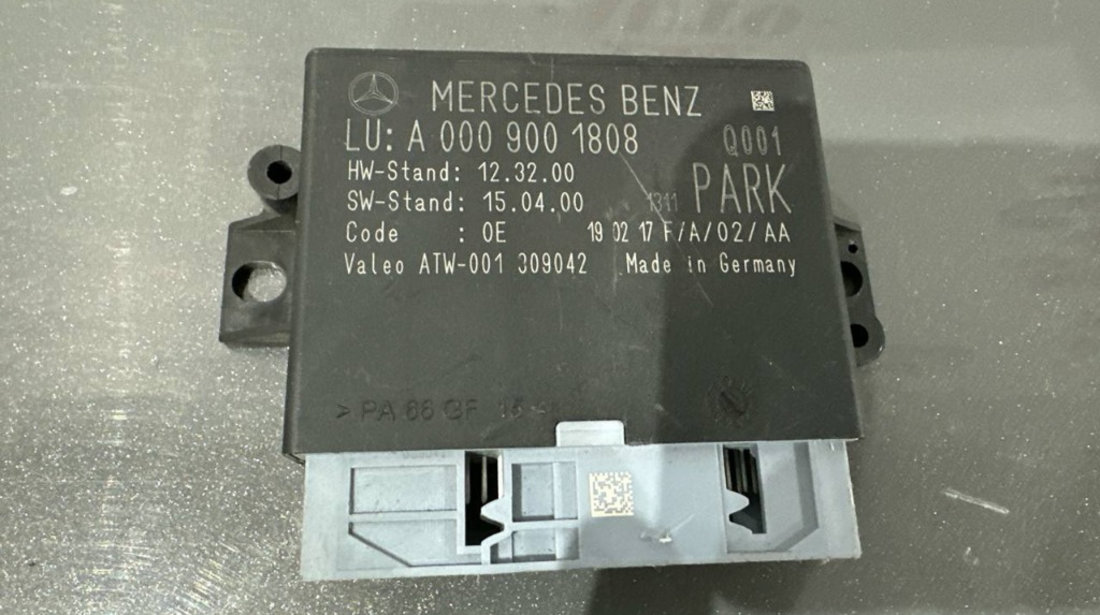 Modul senzori parcare PDC A0009001808 Mercedes-Benz Clasa S Sedan (W222) 3.0 CDI BlueTEC Hybrid 272 cai