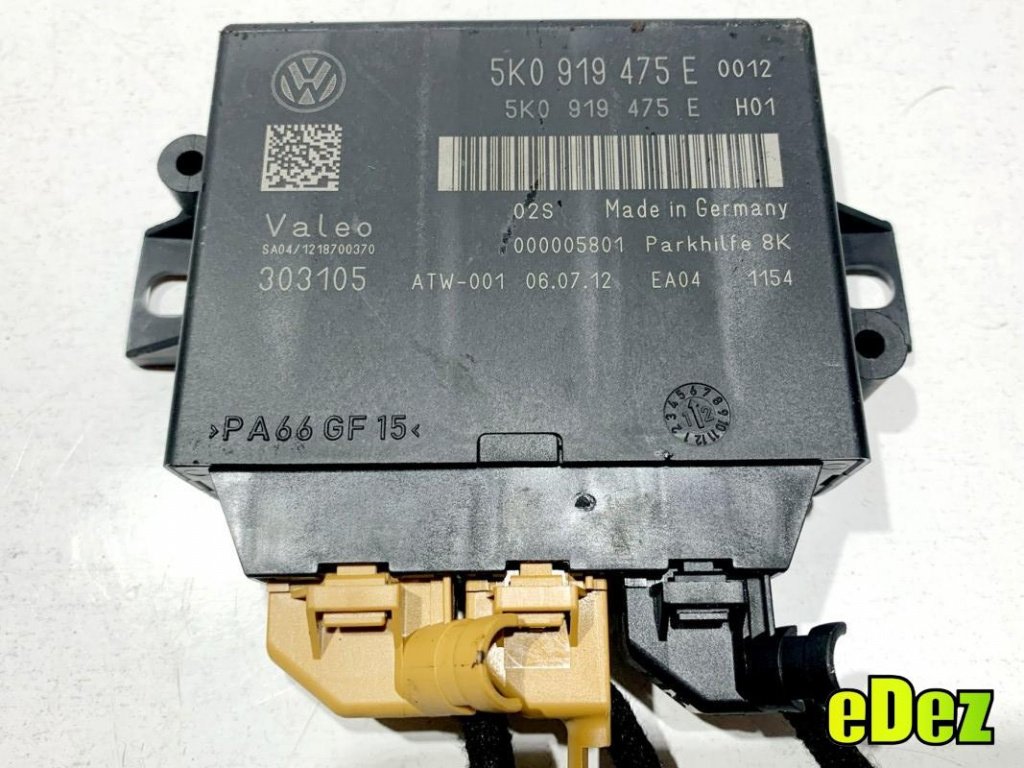 Modul senzori parcare Seat Alhambra 2 (2010-2015) 5K0919475E