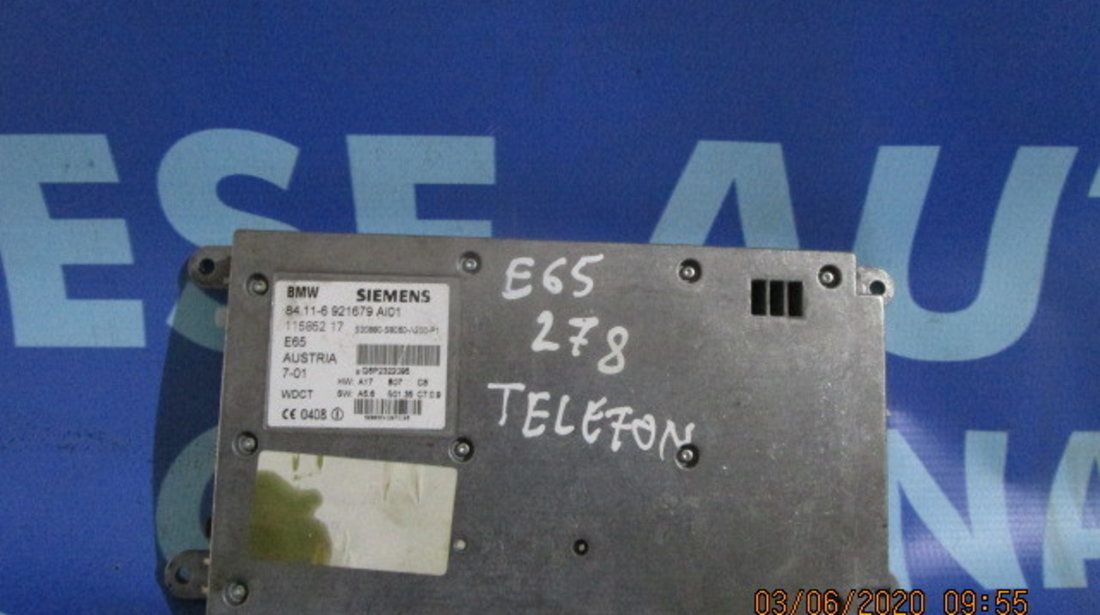 Modul telefon BMW E65;  6921679