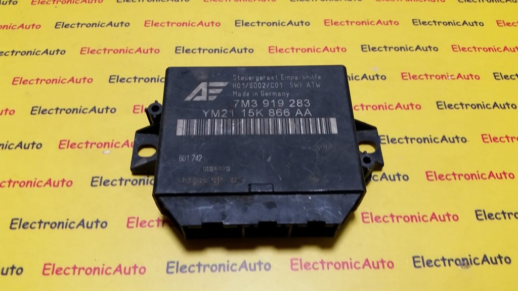 Modul unitate de control asistenta parcare Ford, VW, 7M3919283, YM2115K866AA,