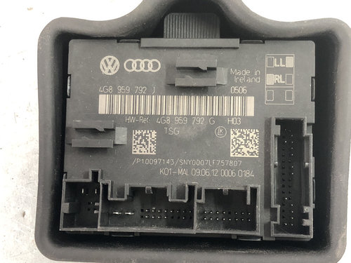 Modul usa dreapta fata Audi A6 C7 Avant 2.0 TDI Multitronic, 177cp sedan 2013 (4G8959792J)