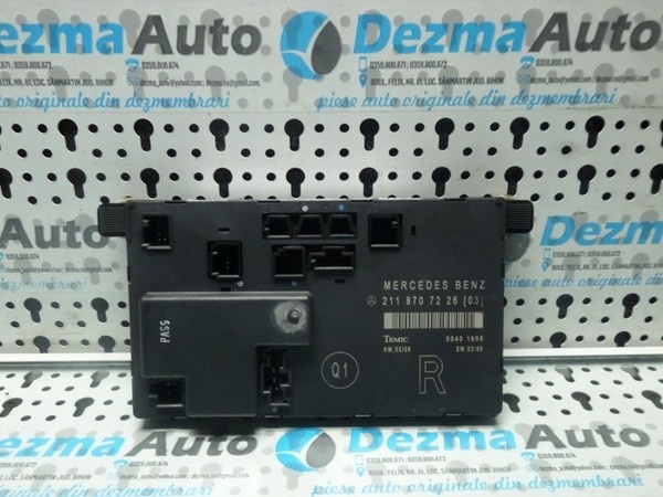 Modul usa dreapta fata Mercedes E 280cdi (W 211) 2118707226