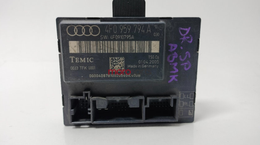 Modul usa dreapta spate Audi A6 4F (C6) Avant 2009 3.0 TDI OEM 4F0959794A