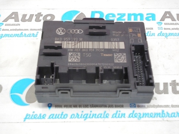 Modul usa stanga fata, 8K0959793M, Audi Q5 (8R) (id:212873)