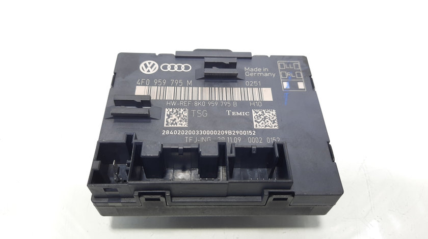 Modul usa stanga spate, cod 4F0959795M, Audi A6 (4F2, C6) (id:603800)