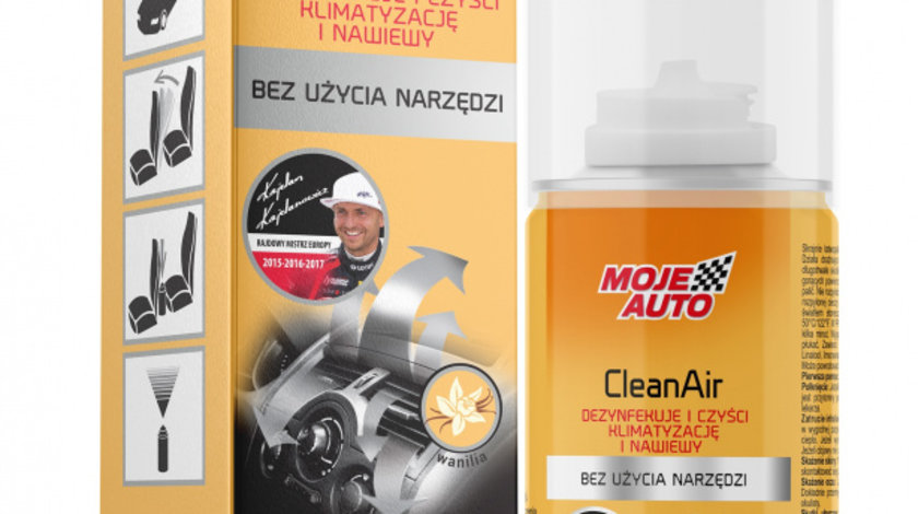 Moje Auto Spray Curatat Clima Vanilla 150ML 19-599