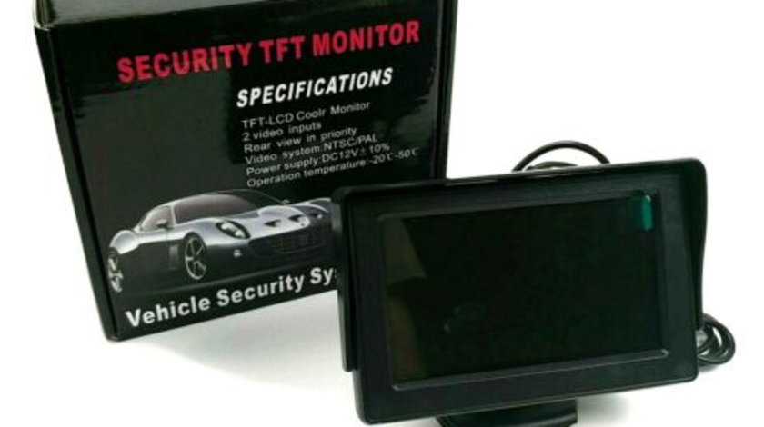 Monitor color TFT LCD color pentru camera marsarier 4.3 inch
