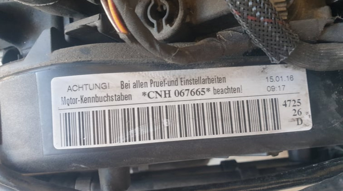 Motor fara accesorii Audi A6 C7 4G 2.0 TDi 190 cai cod motor : CNHA