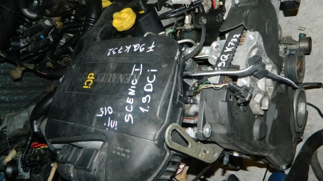 Motor fara anexe Renault Scenic I 1.9 DCI, cod F9QK732732