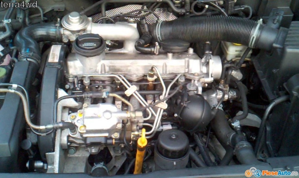 MOTOR VW GOLf 4 1.9 TDI, 66 kw, 90 CP, Cod motor AGR #12458097