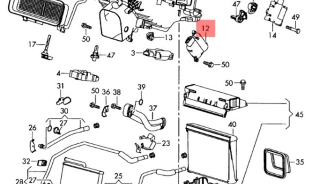 Motoras aeroterma Audi A6 4F (C6) Avant 2009 3.0 TDI OEM 4F0820511