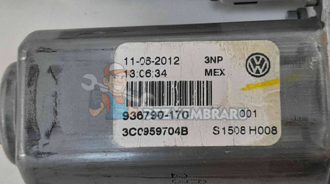 Motoras geam dreapta spate 3C0959704B Volkswagen Jetta 4 (6Z) [Fabr 2011-2017]