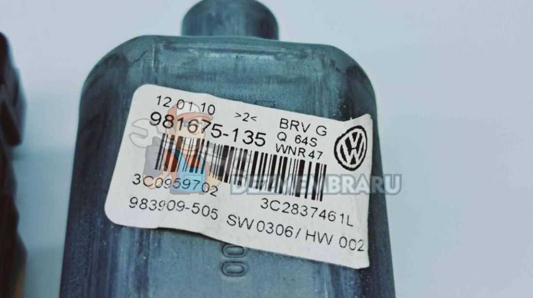 Motoras geam stanga fata Volkswagen Passat B6 (3C2) [Fabr 2005-2010] 3C0959702 3C0959792
