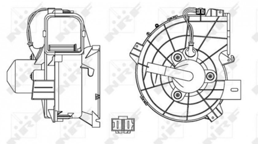 Motoras incalzitor Opel CORSA C (F08, F68) 2000-2009 #3 1845202