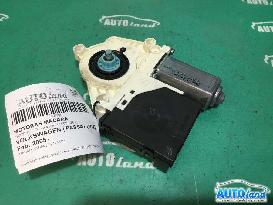 Motoras Macara 1k0959702p 1k0959792l Dreapta Fata Volkswagen PASSAT 3C2 2005