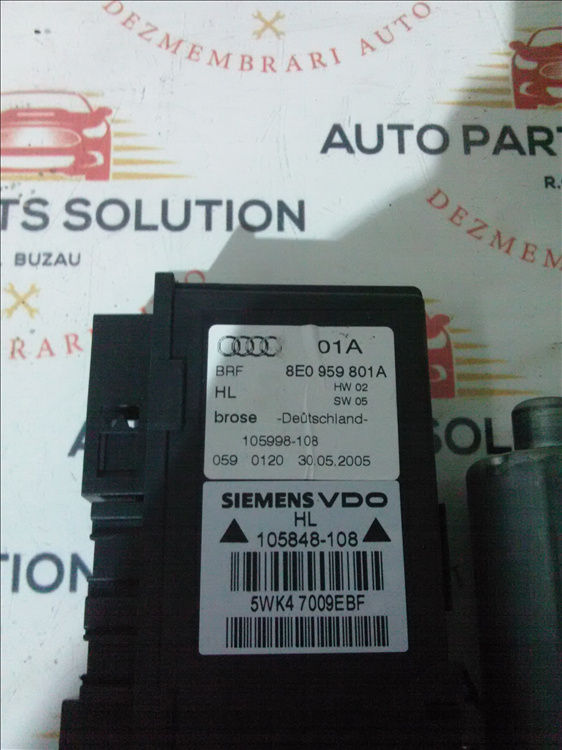 Motoras macara geam usa stanga spate AUDI A4 B7