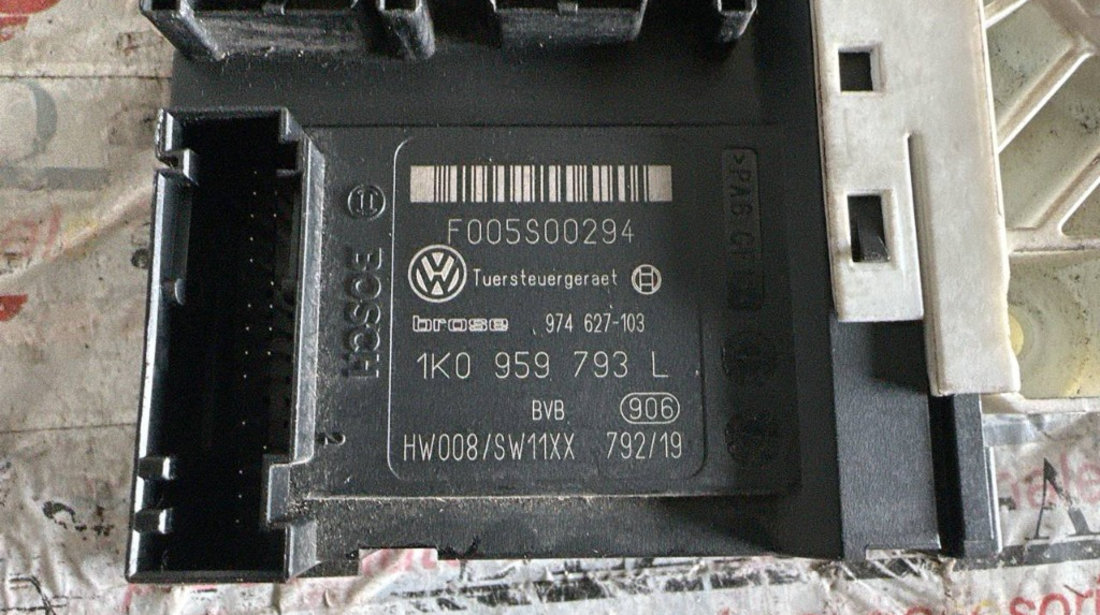 Motoras macara stanga fata VW Passat B6 Sedan (3C2) 2.0 TDI 163 cai cod:1K0959701P 1K0959793L