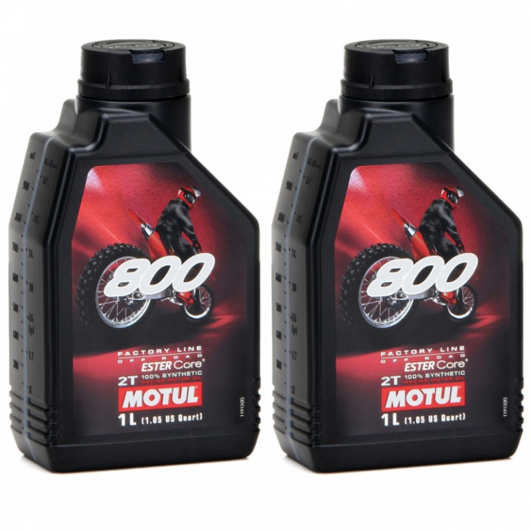 Motul 800 2T Line Line Factory din Motor Oil - 1 Litru