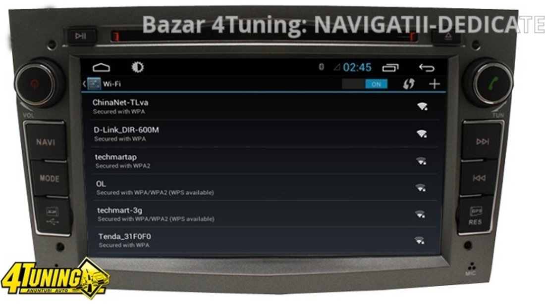 NAVIGATIE ANDROID DEDICATA Opel Vivaro Edotec EDT-G019 PROCESOR QUADCORE 16  GB INTERNET 3G WIFI #2711842