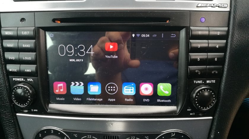 Navigatie dedicata android Mercedes c class w203 facelift