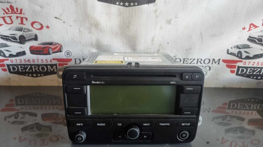 Navigatie originala Blaupunkt Skoda Roomster (5J) cod 1z0035191a