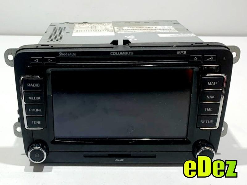 Navigatie radio columbus rns 510 Skoda Superb 2 (2008-2013) 3T0035680K