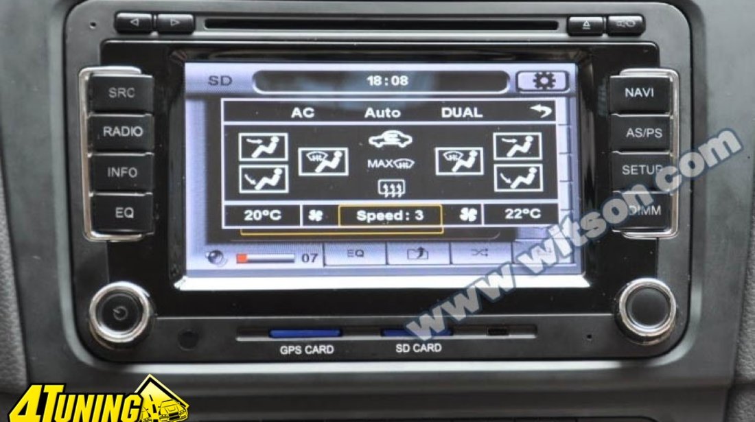 Navigatie Rns 510 Witson Dedicata Vw TIGUAN Dvd Gps Car Kit Usb Tv Afisaj  Senzori Ops #37458