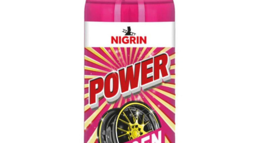Nigrin Power Rim Cleaner Solutie Gel Curatare Jante Cu Indicator De Actiune 750ML 686924
