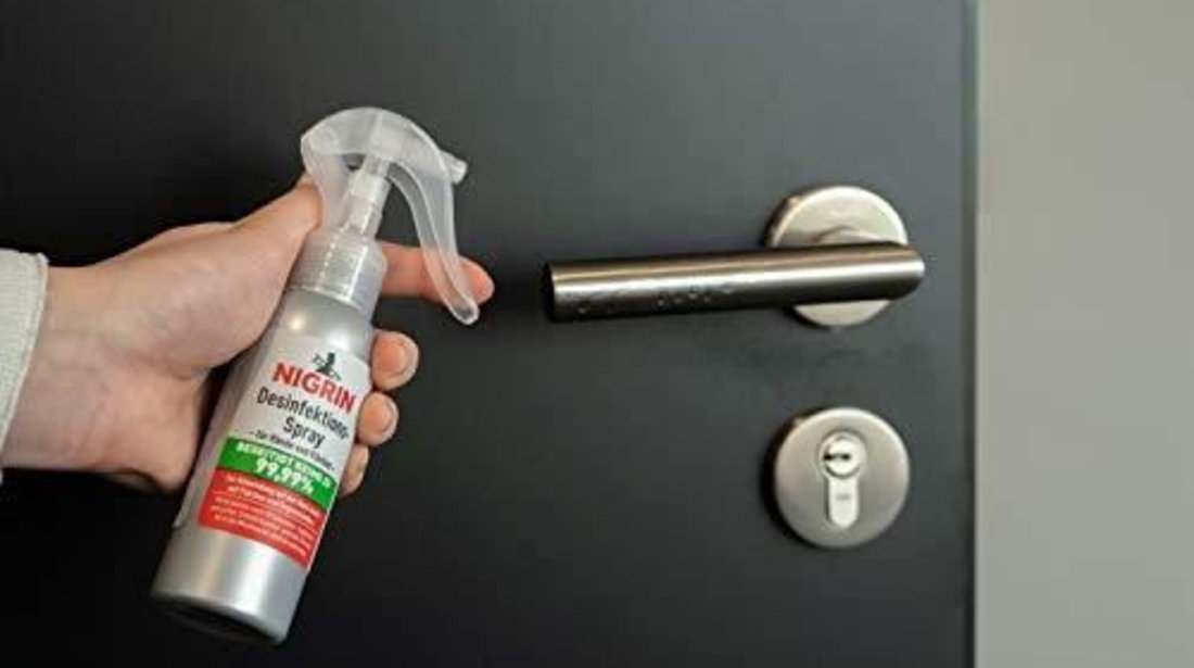 Nigrin Spray Dezinfectant Pentru Maini Si Suprafete 100ML 20717