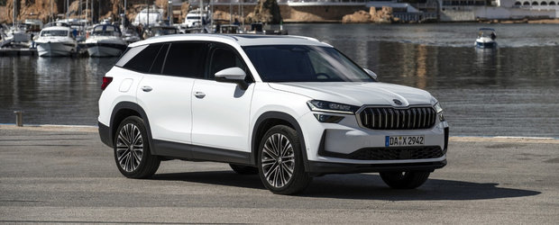 Nu este noul Mercedes GLS Maybach, ci Skoda Kodiaq! Cea de-a doua generatie a celebrului SUV ceh debuteaza oficial cu faruri TOP LED Matrix, scaune cu functie de masaj si nu mai putin de 14 boxe. Cat costa in Romania