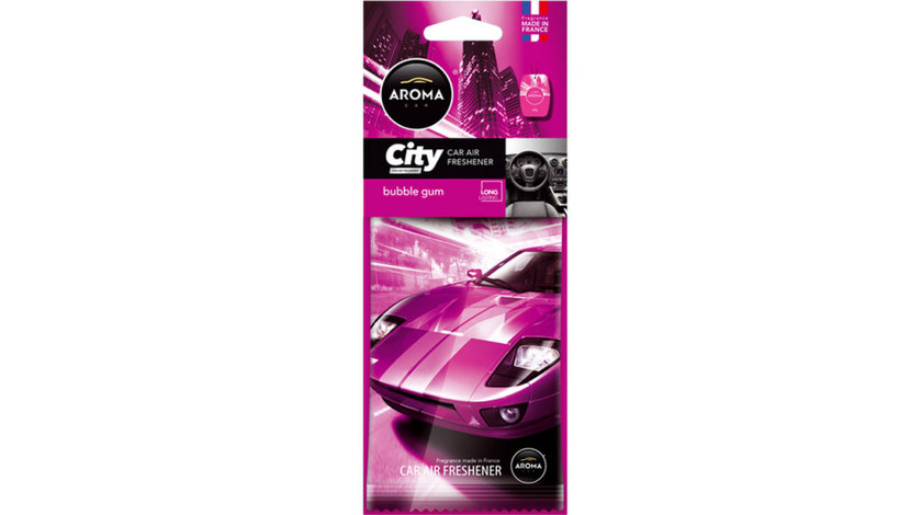 Odorizant Auto Aroma Car City Card Bubble Gum Amio A92670