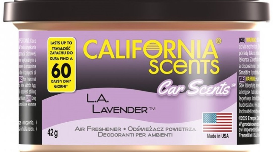 Odorizant California Scents® Car Scents L.A. Lavander 42G AMT34-043
