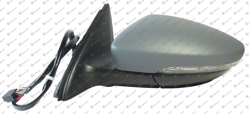 Oglinda Completa Electrica Grunduita Incalzita Stanga VW Jetta 2014 2015 2016 2017 2018 2019 2020 2021