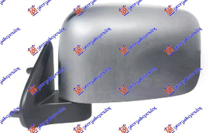 Oglinda Completa Exterioara Electrica Cromata Stanga Nissan Navara 2001 2002 2003 2004 2005 2006 2007 2008